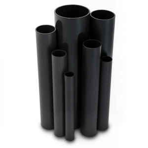 مواسير UPVC ضغط 2.5 بار قطر خارجي 110 مم سمك 1.8 مم لون اسود