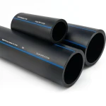 SPS HDPE Pipes PE 100 Pressure 16 Bar Outside Diameter 63 mm Thickness 5.8 mm Black | Saudi Pipes Systems (SPS)