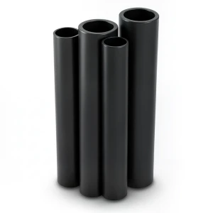 HDPE Pipes PE 80 Pressure 6 Bar Outside Diameter 450 mm Thickness 20.5 mm Black