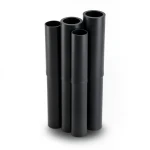 مواسير HDPE PE 80 ضغط 6 بار قطر 500 مم سمك 22.8 مم أسود