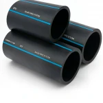 أنابيب HDPE السعودي  PE 80 ضغط 5 بار قطر خارجي 50 مم سمك 2 مم لون اسود