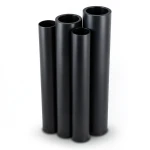 مواسير HDPE PE 80 ضغط 6 بار قطر خارجي 560 مم سمك 25.5 مم لون أسود