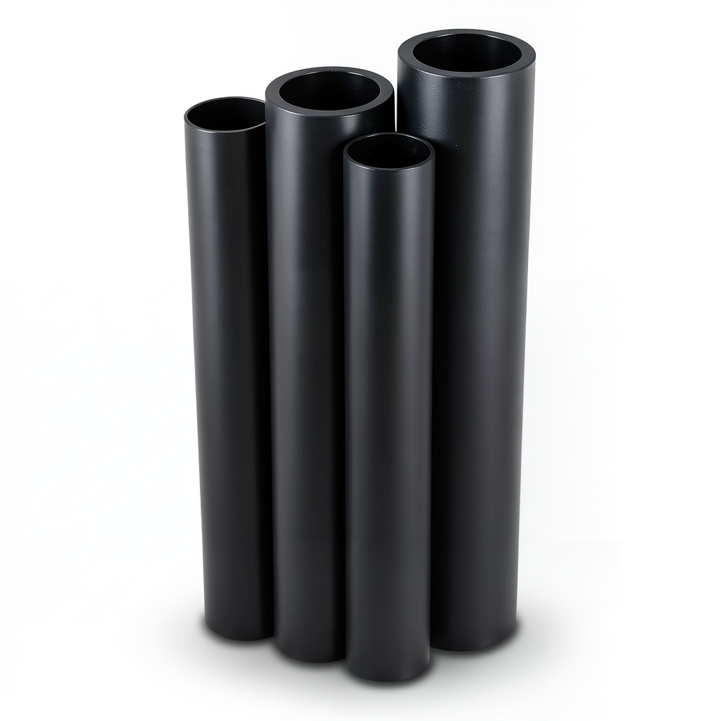 مواسير HDPE PE 80 ضغط 6 بار قطر خارجي 560 مم سمك 25.5 مم لون أسود