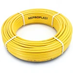 HDPE Pipes PE 80 Pressure 6 Bar 50 mm Diameter 2.3 mm Thickness Yellow | NEPROPLAST