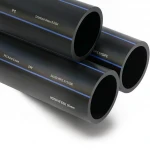 أنابيب HDPE السعودي  PE 80 ضغط 8 بار قطر خارجي 50 مم سمك 3 مم لون اسود