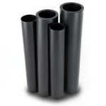 مواسير HDPE PE 80 ضغط 6 بار قطر خارجي 900 مم سمك 41 مم لون أسود
