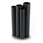 مواسير HDPE PE 80 ضغط 6 بار قطر 1200 مم سمك 54.6 مم لون أسود