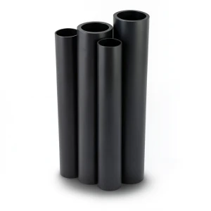 HDPE Pipes PE 80 Pressure 6 Bar Diameter 1200 mm Thickness 54.6 mm Black