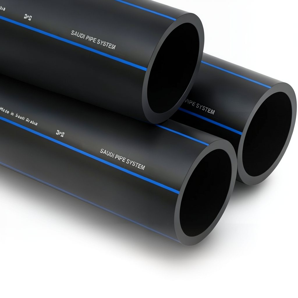 SPS HDPE Pipes PE 100 Pressure 6 Bar Outside Diameter 75 mm Thickness 2.9 mm Black | Saudi Pipes Systems (SPS)