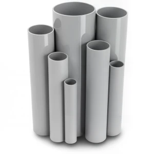 مواسير UPVC جدول 80 مقاس 2 إنش سمك 5.54 مم لون رمادي