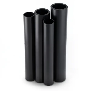 مواسير HDPE الراجحي PE 80 ضغط 6 بار قطر خارجي 200 مم سمك 9.1 مم لون أسود