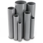 UPVC Pipes Pressure 15 Bar Outside Diameter 88.7 mm Thickness 5.7 mm Gray