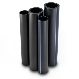مواسير HDPE PE 80 ضغط 6 بار قطر خارجي 250 مم سمك 11.4 مم لون أسود