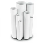 UPVC Pipes 15 Bar Nominal Pressure 89.1 mm Diameter 6.6 mm Thickness White