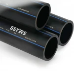 أنابيب HDPE السعودي PE 80 ضغط 12.5 بار قطر خارجي 63 مم سمك 5.8 مم لون اسود