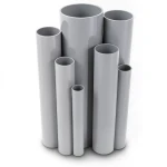 UPVC Pipes Nominal Pressure 15 Bar Outside Diameter 89.1 mm Thickness 6.6 mm Gray