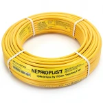 أنابيب HDPE PE 80 ضغط 6 بار قطر خارجي 110 مم سمك 5.0 مم لون أصفر | نيبروبلاست