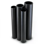 مواسير HDPE PE 80 ضغط 6 بار قطر خارجي 280 مم سمك 12.8 مم لون أسود