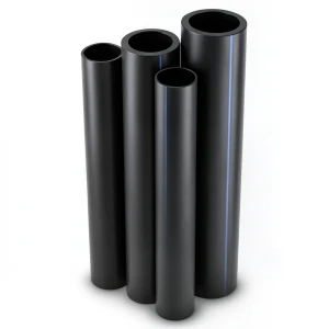مواسير HDPE PE 80 ضغط 6 بار قطر خارجي 280 مم سمك 12.8 مم لون أسود