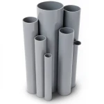 UPVC Pipes Nominal Pressure 6 Bar Outside Diameter 114.5 mm Thickness 4 mm Gray