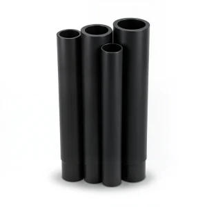مواسير HDPE PE 80 ضغط 6 بار قطر خارجي 315 مم سمك 14.4 مم لون أسود