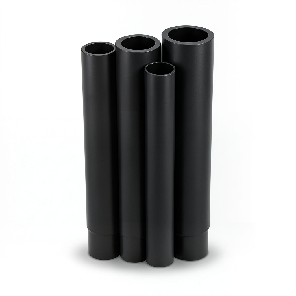 HDPE Pipes PE 80 Pressure 6 Bar Outside Diameter 315 mm Thickness 14.4 mm Black