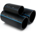 SPS HDPE Pipes PE 100 Pressure 10 Bar Outside Diameter 63 mm Thickness 3.8 mm Black | Saudi Pipes Systems (SPS)