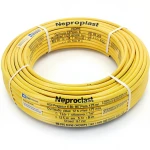 أنابيب HDPE نيبروبلاست PE 80 ضغط 6 بار قطر خارجي 125 مم سمك 5.7 مم لون أصفر | نيبروبلاست