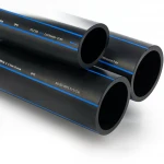 أنابيب HDPE السعودي PE 80 ضغط 8 بار قطر خارجي 32 مم سمك 2 مم لون اسود