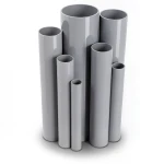 UPVC Pipes 12 Bar Pressure 114.5 mm OD 6.9 mm Thickness Gray