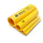 HDPE Pipes PE 80 Pressure 10 Bar 280 mm Diameter 20.6 mm Thickness Yellow | NEPROPLAST