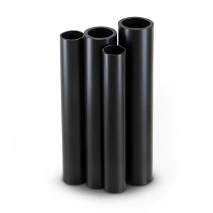 مواسير HDPE PE 80 ضغط 6 بار قطر خارجي 450 مم سمك 20.5 مم لون أسود