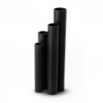 أنابيب HDPE الجودة   SDR 5  قطر خارجي 225 مم سمك 45.1 مم لون اسود
