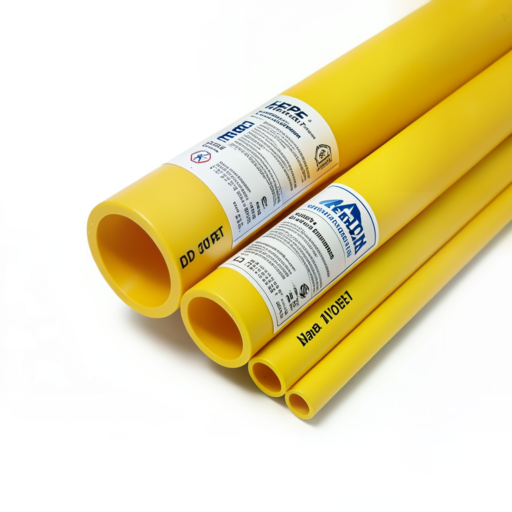 HDPE Pipes PE 80 Pressure 10 Bar Outside Diameter 355 mm Thickness 26.1 mm Yellow | NEPROPLAST