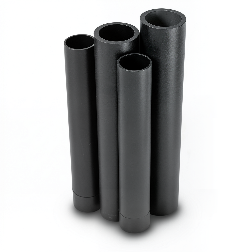 مواسير HDPE PE 80 ضغط 6 بار قطر 800 مم سمك 36.4 مم لون أسود