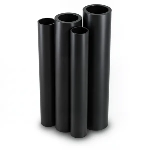 مواسير HDPE PE 80 ضغط 6 بار قطر خارجي 1000 مم سمك 45.5 مم لون أسود