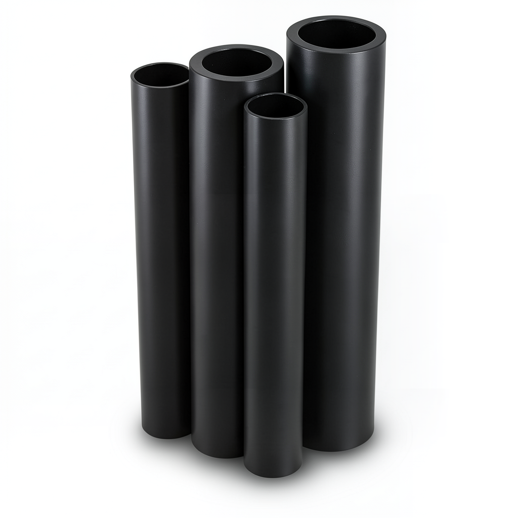 HDPE Pipes PE 80 Pressure 6 Bar Outside Diameter 1000 mm Thickness 45.5 mm Black