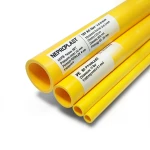 مواسير HDPE PE 80 ضغط 10 بار قطر 400 مم سمك 29.4 مم لون أصفر | نيبروبلاست