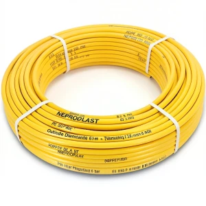 أنابيب HDPE PE 80 ضغط 6 بار قطر خارجي 63 مم سمك 2.9 مم لون أصفر | نيبروبلاست