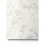 German floral wall Covering, size 10 m x 0.53 m, pale beige color, model 10051-14