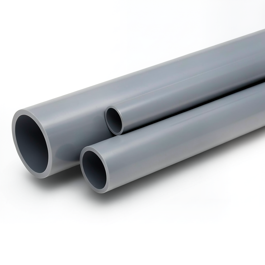 مواسير UPVC ضغط اسمي 12.5 بار قطر خارجي 140 مم سمك 6.7 مم