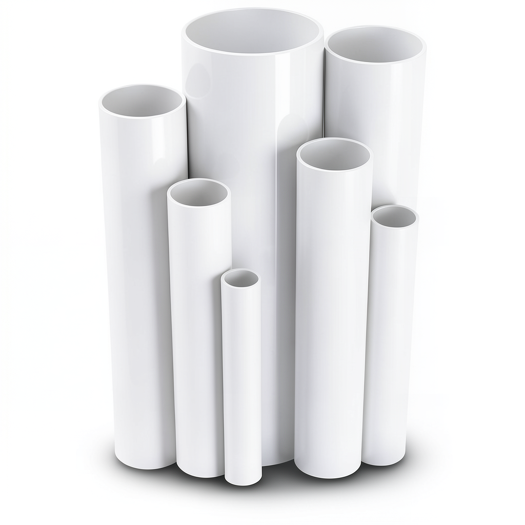 UPVC Pipes Nominal Pressure 4 Bar Outside Diameter 110 mm Thickness 2.2 mm White