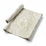 Italian classic wallpaper, size 10 m x  1.06 m, light beige color, model 82901 