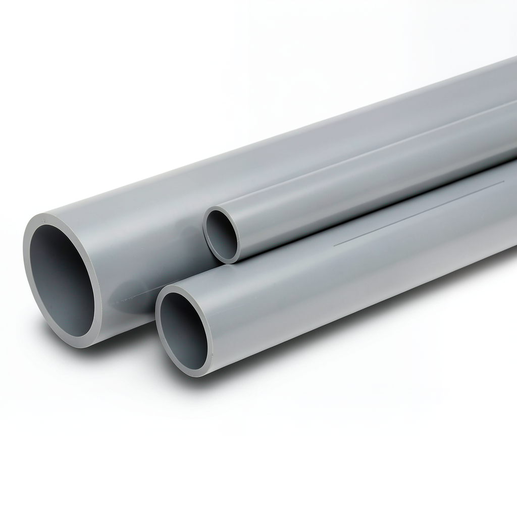 مواسير UPVC ضغط اسمي 12.5 بار قطر خارجي 200 مم سمك 9.6 مم