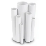 مواسير UPVC ضغط اسمي 6 بار قطر خارجي 110 مم سمك 3.2 مم لون أبيض