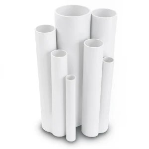 مواسير UPVC ضغط اسمي 6 بار قطر خارجي 110 مم سمك 3.2 مم لون أبيض