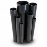 UPVC Pipes Modern Technology Nominal Pressure 10 Bar Outside Diameter 200 mm Thickness 9.6 mm Black Colour
