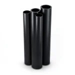 مواسير HDPE PE 80 ضغط 6 بار قطر 1400 مم سمك 63.7 مم لون أسود