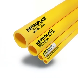 HDPE Pipes PE 80 Nominal Pressure 10 Bar Outside Diameter 315 mm Thickness 23.2 mm Yellow | NEPROPLAST