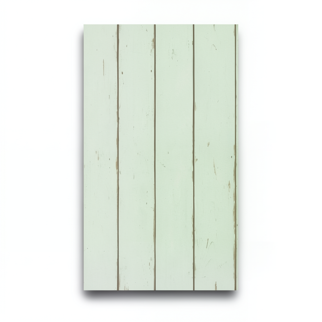 German Wooden Wallpaper 10m x 0.53m Pale Green, Model 479607